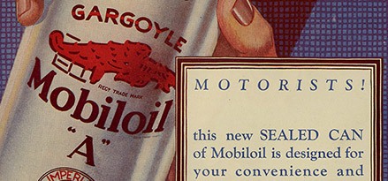 Gargoyle, Vacuum Oil used a stylized red gargoyle to advertise