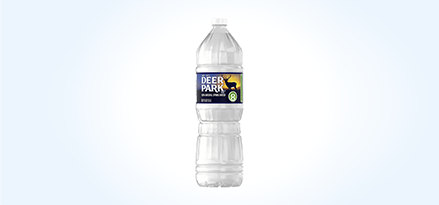 One 1.5 liter bottle of Deer Park® Spring Water