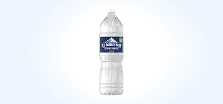 One 1.5 liter bottle of Ice Mountain® Spring Water
