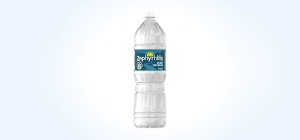 One 1.5 liter bottle of Zephyrhills® Florida Spring Water