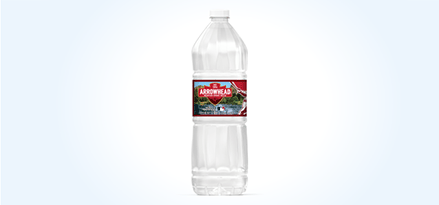 One Arrowhead® Mountain Spring Water one-liter bottle. Earn 100 points. Buy 2 1-L. Arrowhead® Mountain Spring Water bottles.