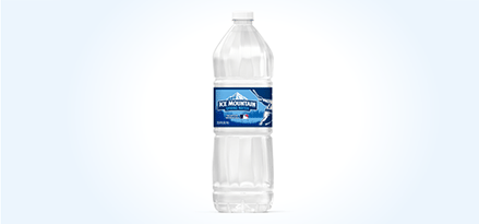 One Ice Mountain® Spring Water one-liter bottle. Earn 100 points. Buy 2 1-L. Ice Mountain® Spring Water bottles.