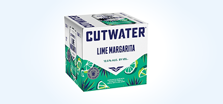 4-pack of Cutwater® Lime Margarita.