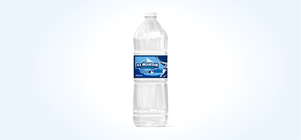 One-liter bottle of Ice Mountain® Spring Water