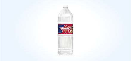 One-liter bottle of Ozarka® Spring Water
