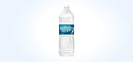 One-liter bottle of Zephyrhills® Florida Spring Water
