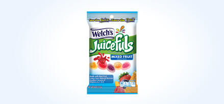 4-oz Welch's® Juicefuls® mixed fruit flavor. Earn 100 points. Buy 2 4-oz. Welch's® Juicefuls®.