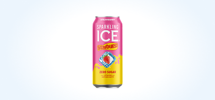 Sparkling Ice Starburst strawberry can. Earn 50 points. Buy 1 Sparkling Ice® Starburst™.
